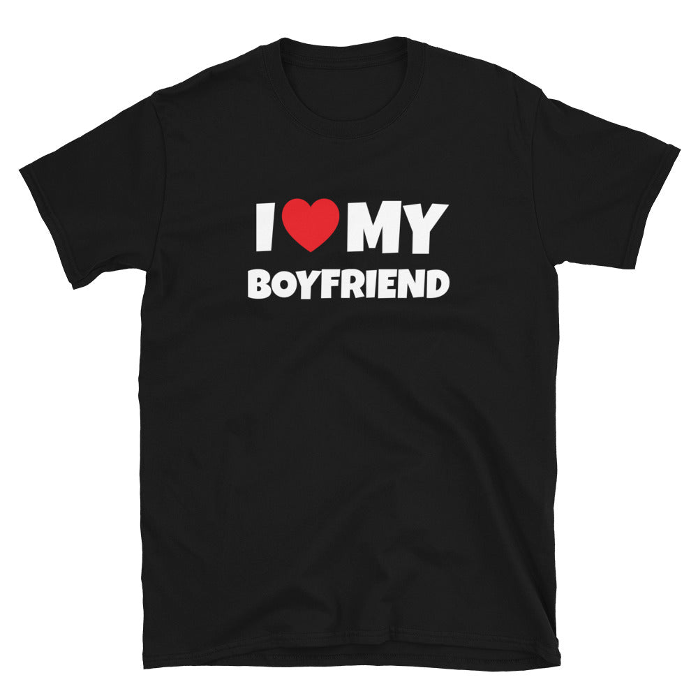 I ❤️ My Boyfriend t-paita