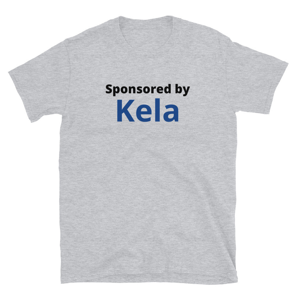 Sponsored by Kela t-paita