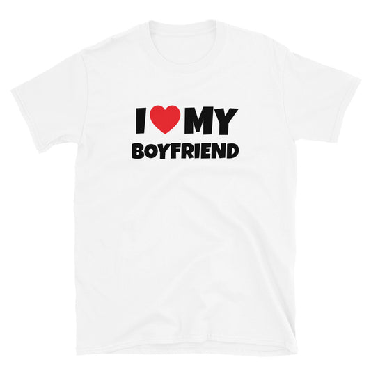 I ❤️ My Boyfriend t-paita