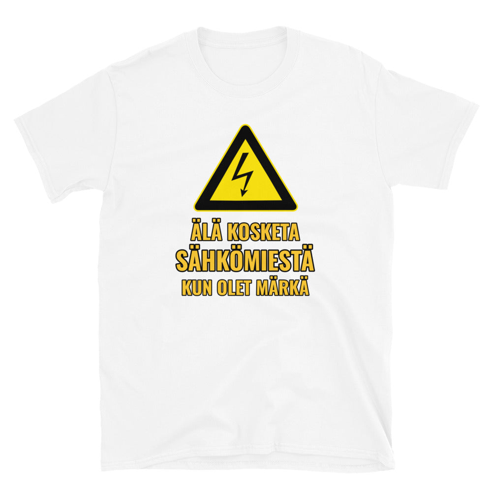 Älä kosketa sähkömiestä t-paita