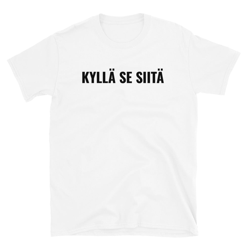 Kyllä se siitä t-paita