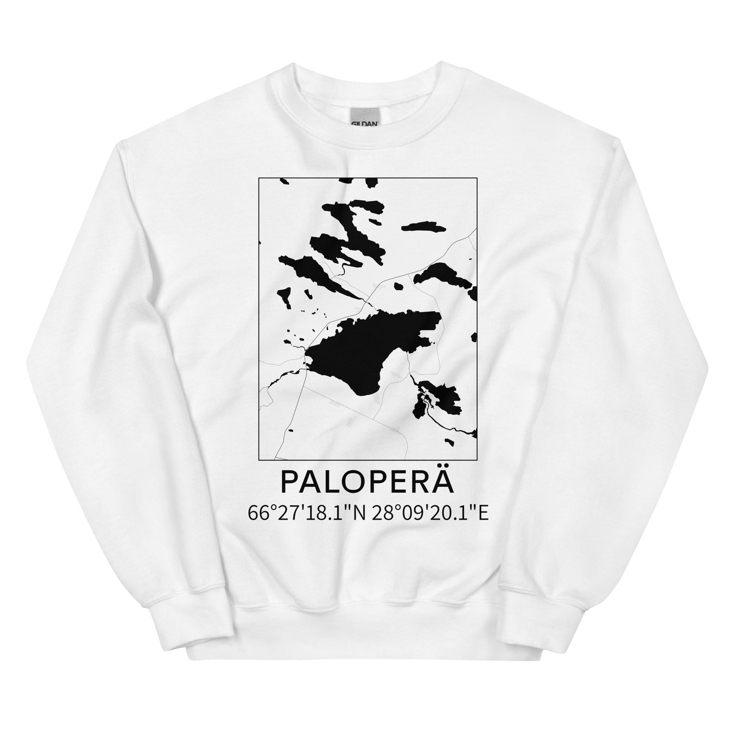 Paloperä - kartta college