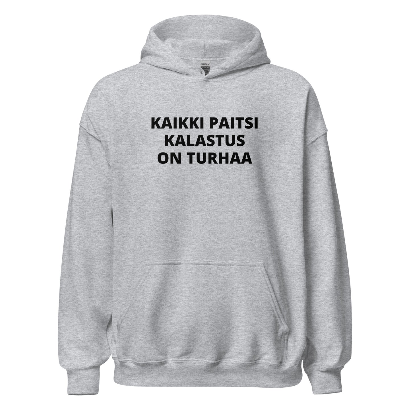 Kaikki paitsi kalastus on turhaa huppari