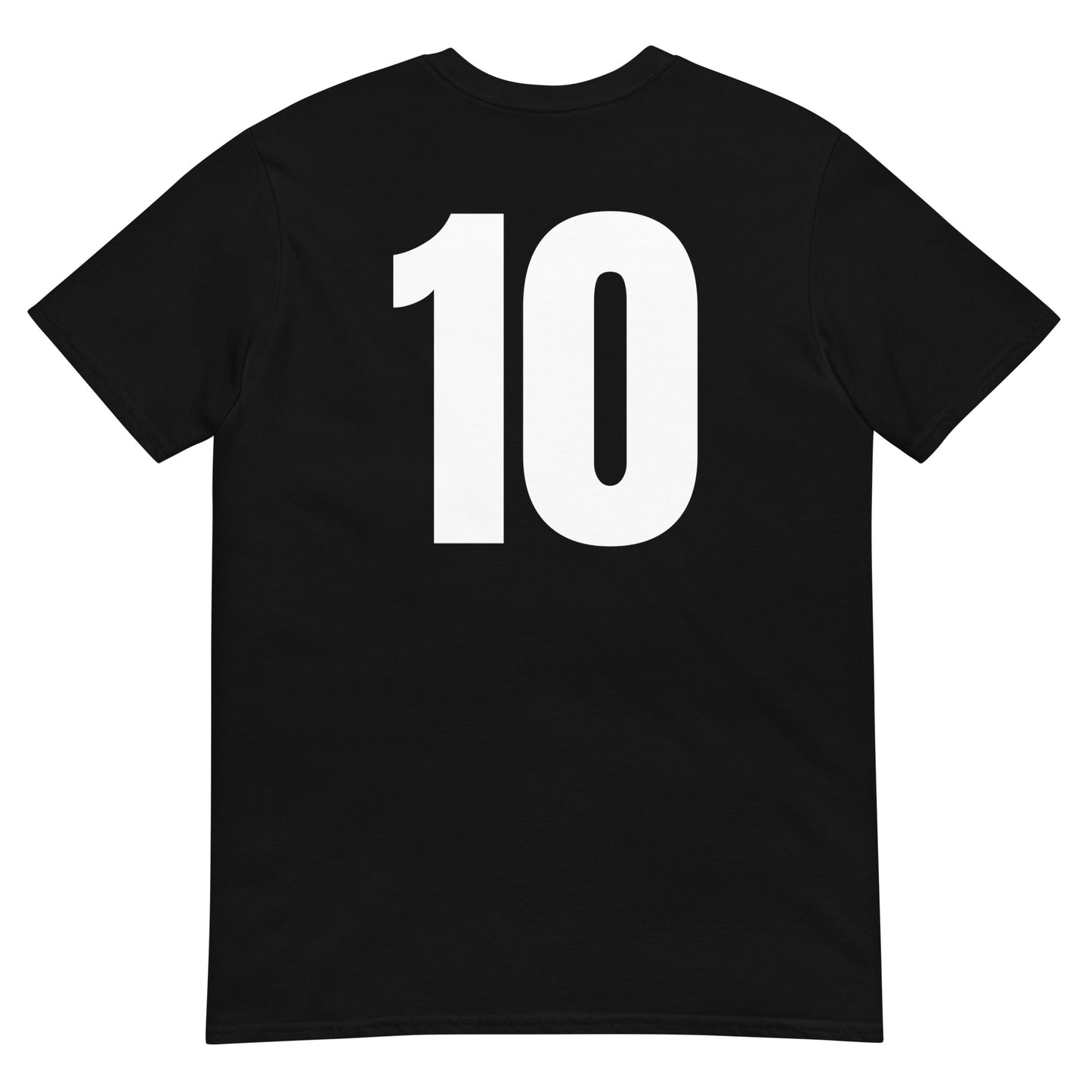 Numero 10 selässä t-paita