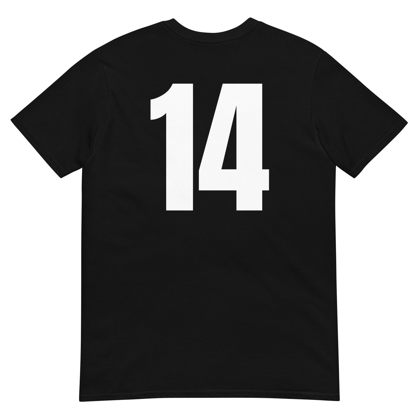 Numero 14 selässä t-paita