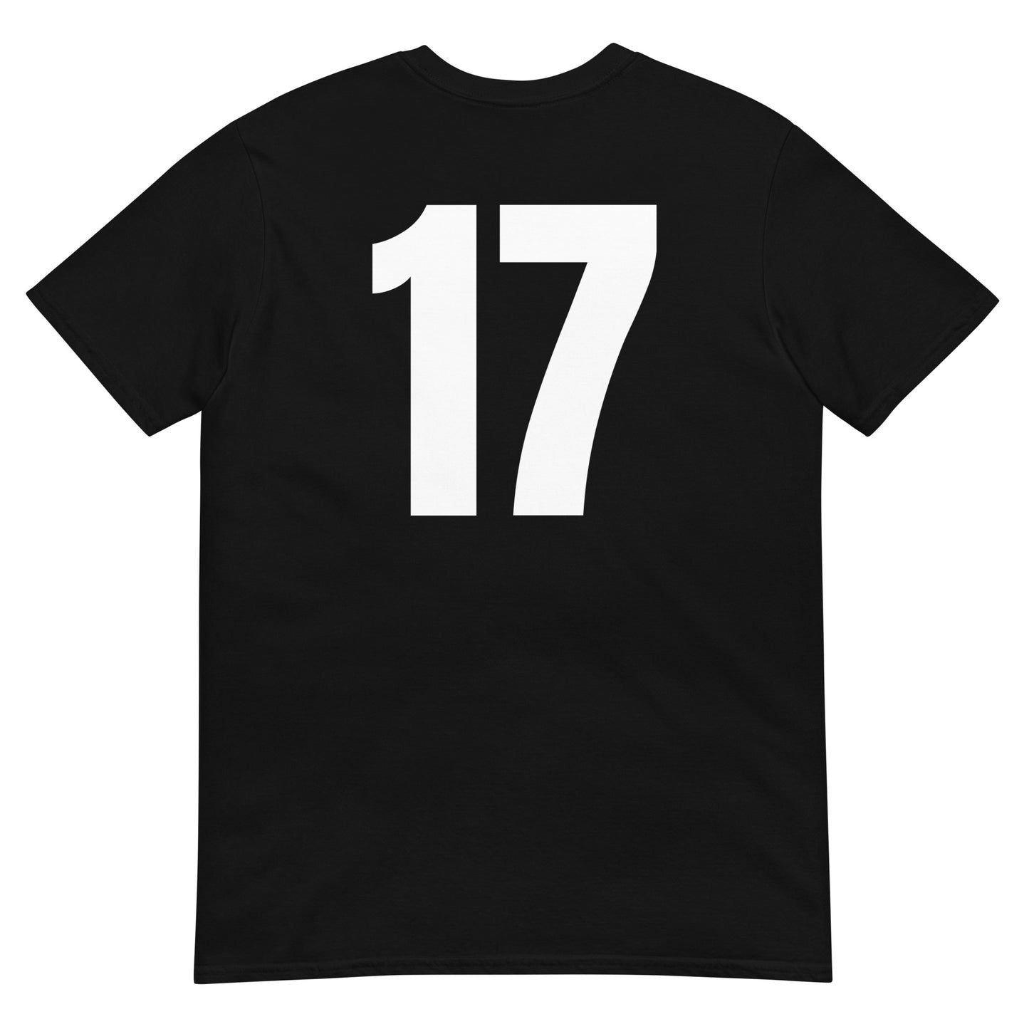 Numero 17 selässä t-paita