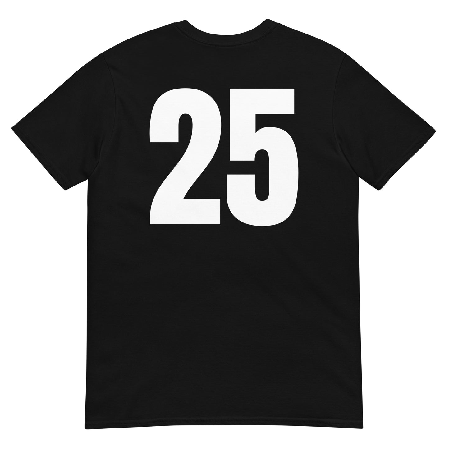 Numero 25 selässä t-paita
