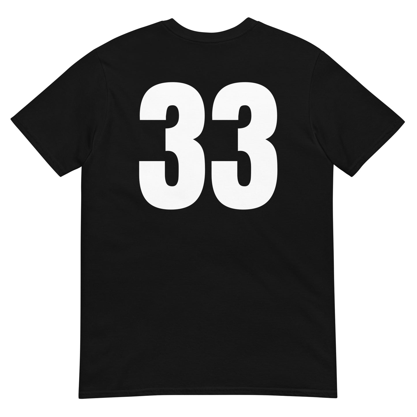 Numero 33 selässä t-paita