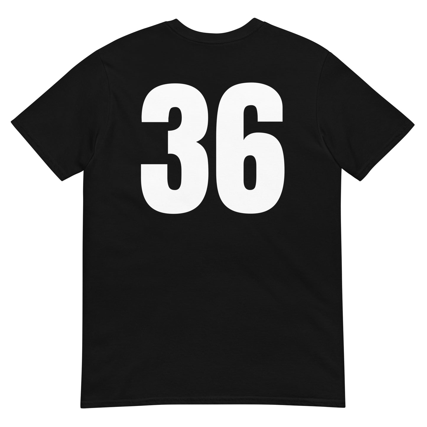 Numero 36 selässä t-paita