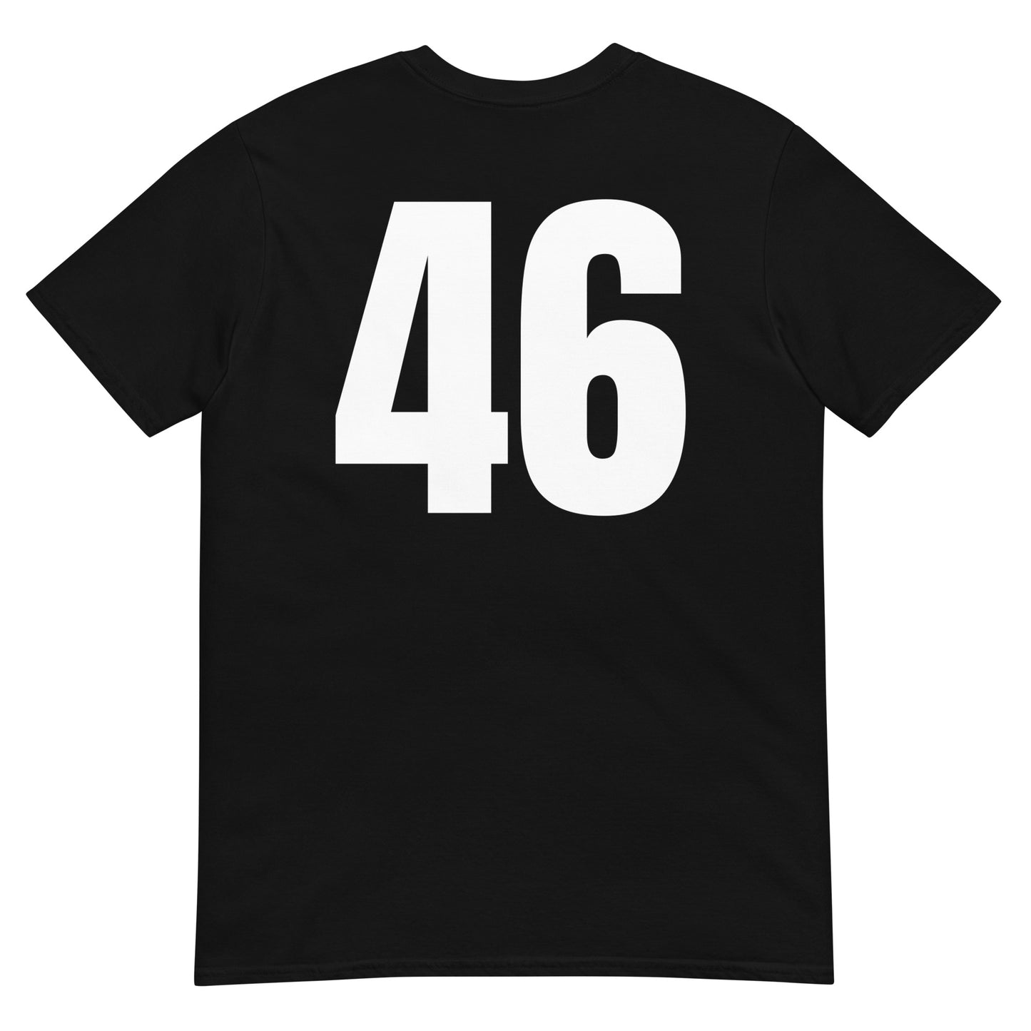 Numero 46 selässä t-paita