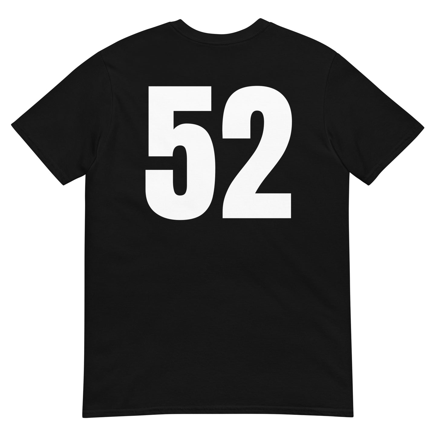 Numero 52 selässä t-paita