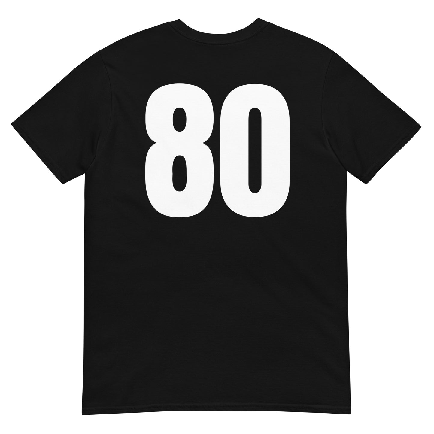 Numero 80 selässä t-paita
