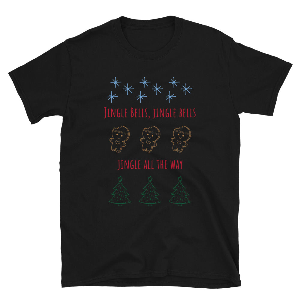 Jingle all the way t-paita