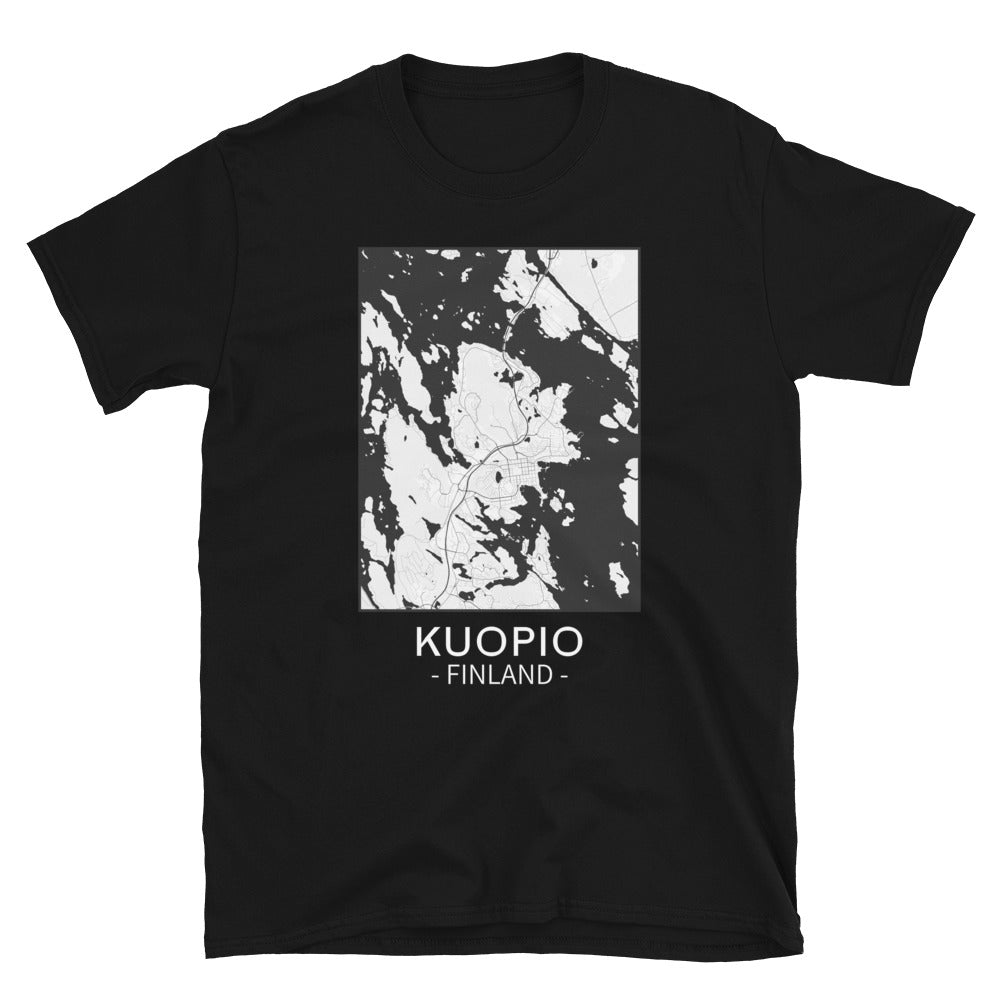 Kuopio - kartta t-paita
