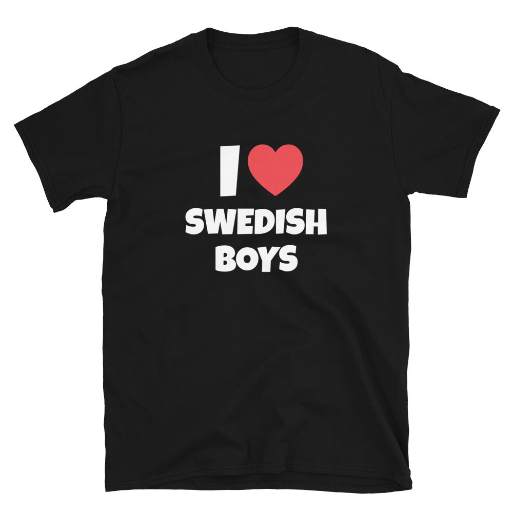 I â¤ď¸ Swedish Boys t-paita