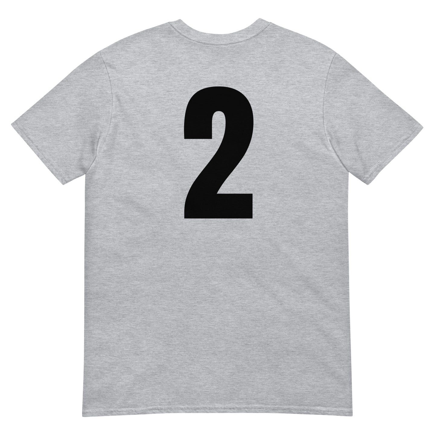 Numero 2 selässä t-paita