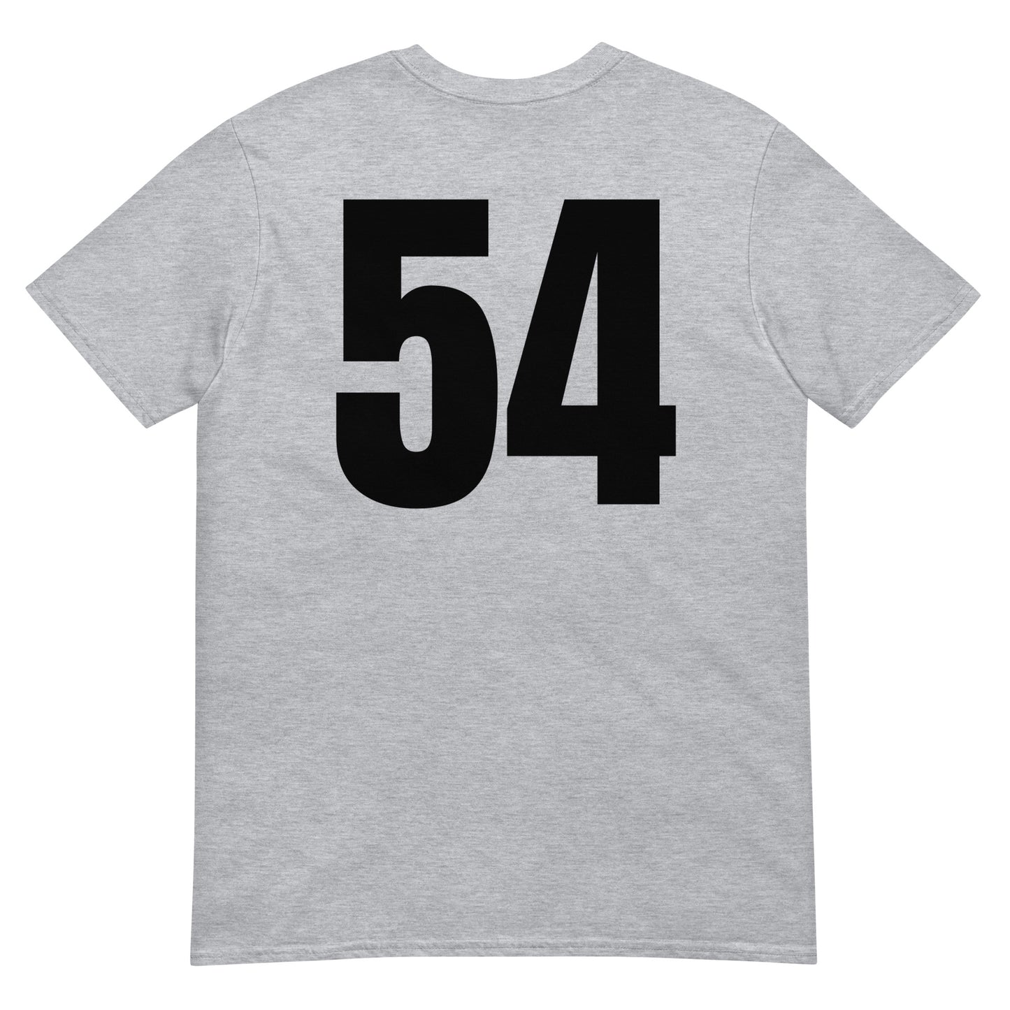 Numero 54 selässä t-paita