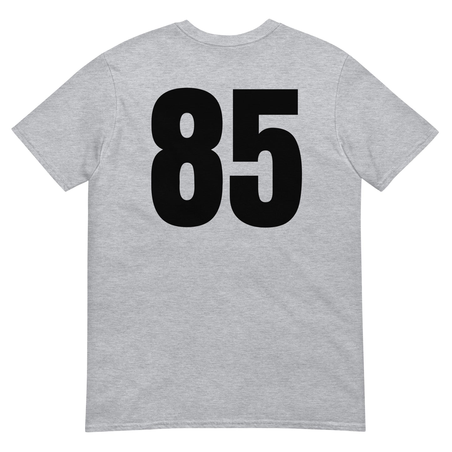 Numero 85 selässä t-paita