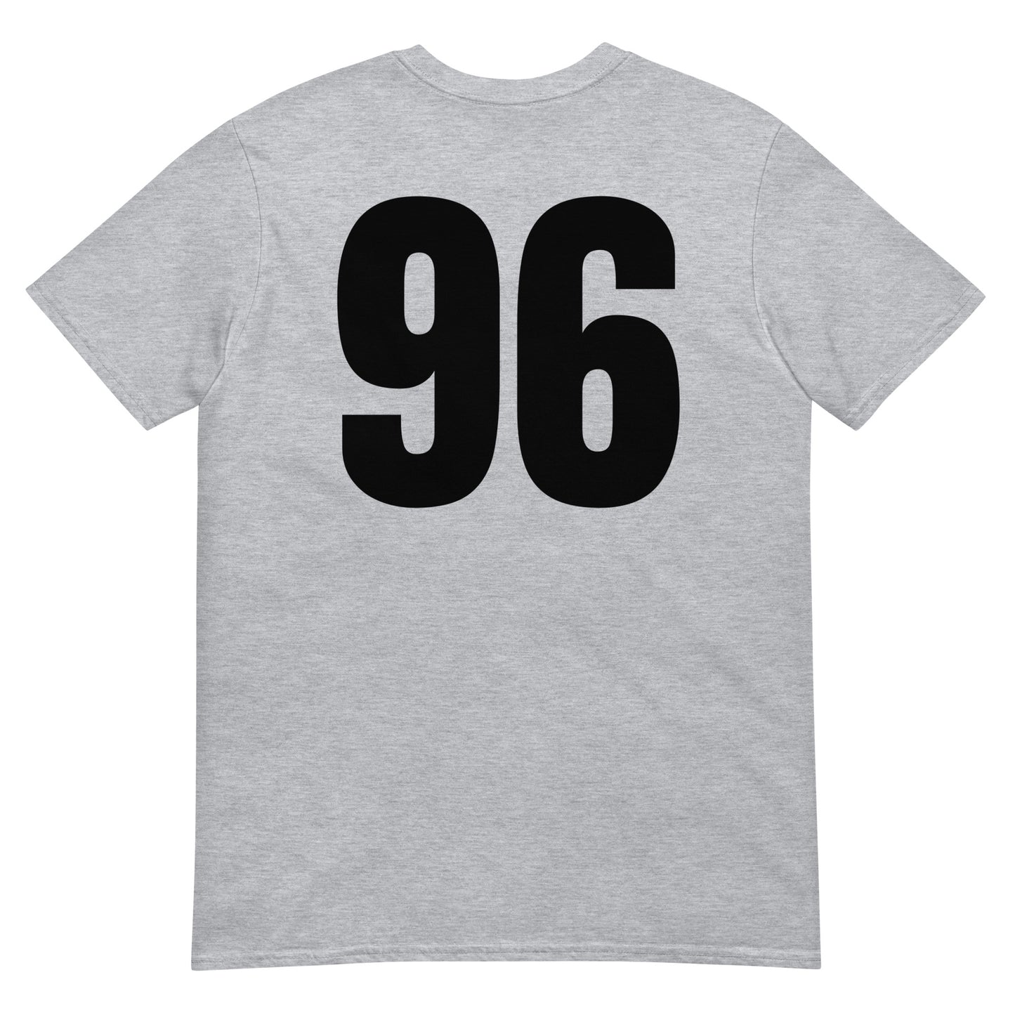 Numero 96 selässä t-paita