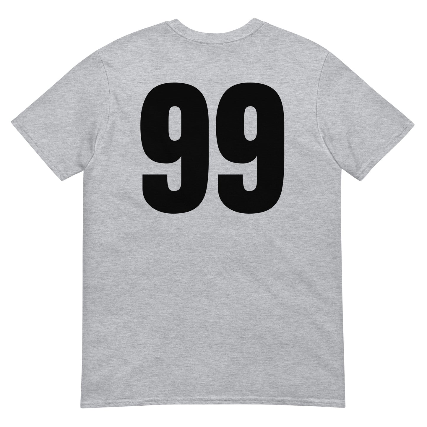 Numero 99 selässä t-paita