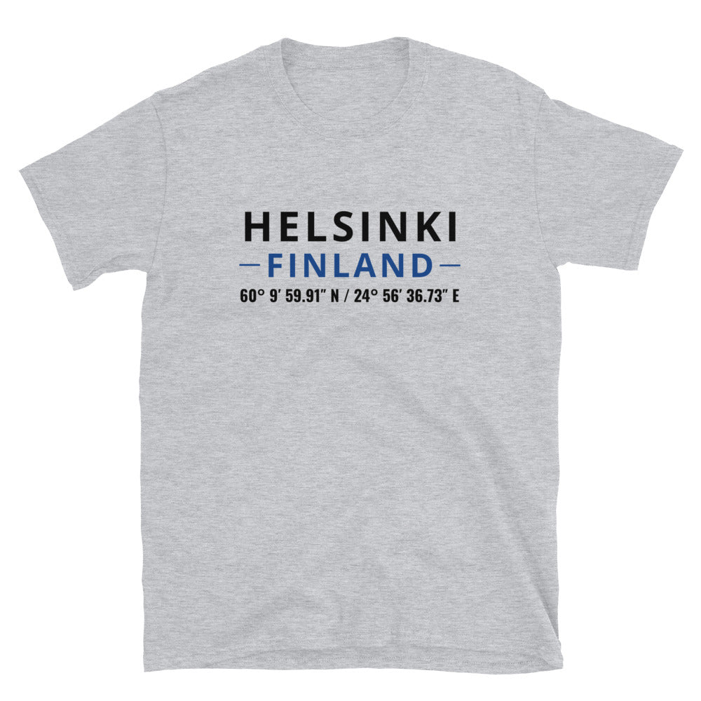 Helsinki - Koordinaatit t-paita