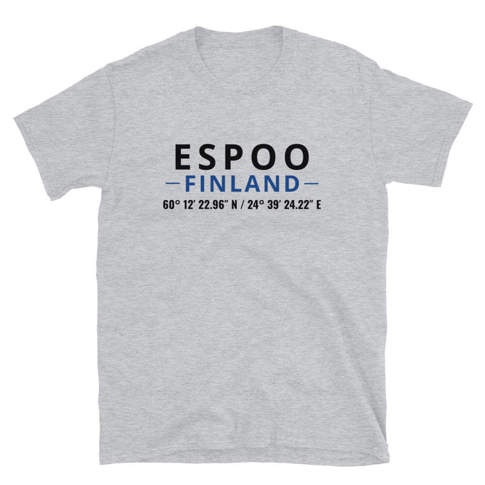 Espoo - Koordinaatit t-paita