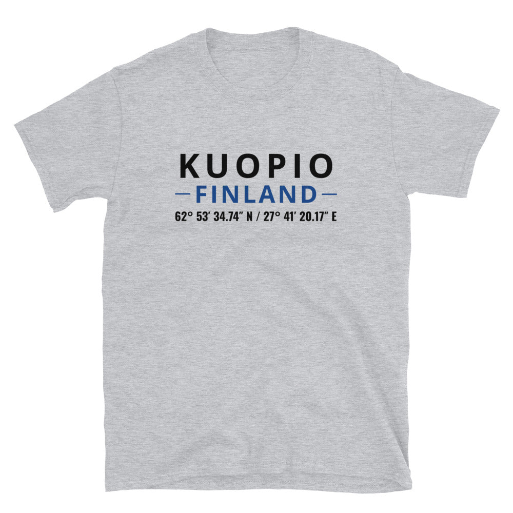 Kuopio - Koordinaatit t-paita
