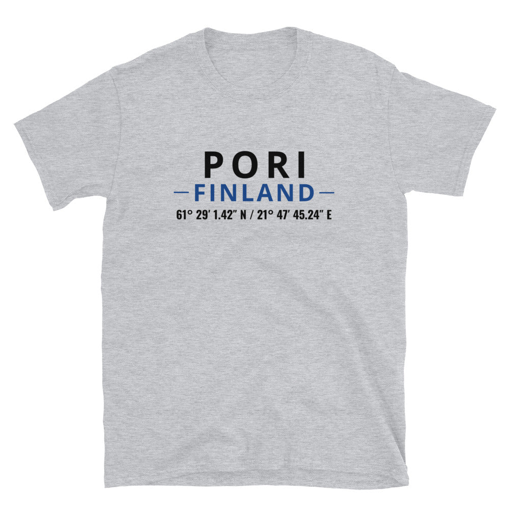 Pori - Koordinaatit t-paita