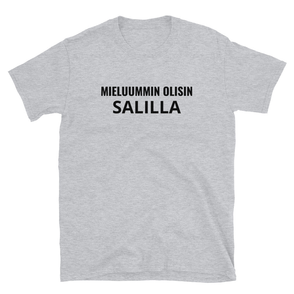 Mieluummin olisin salilla t-paita