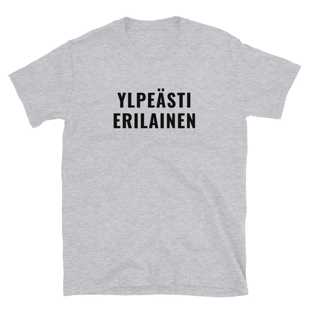 Ylpeästi erilainen t-paita