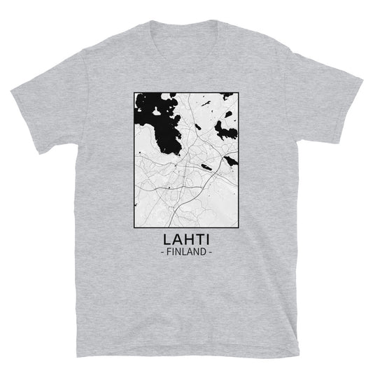 Lahti - kartta t-paita