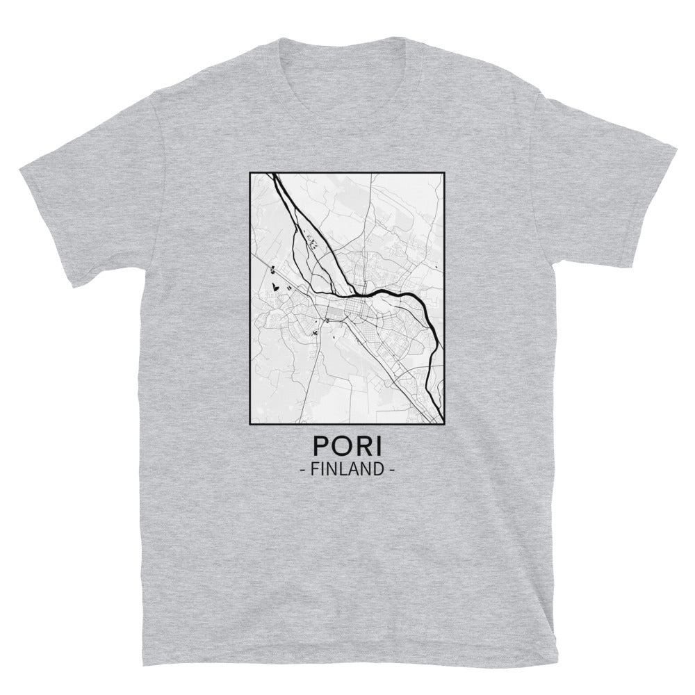 Pori - kartta t-paita