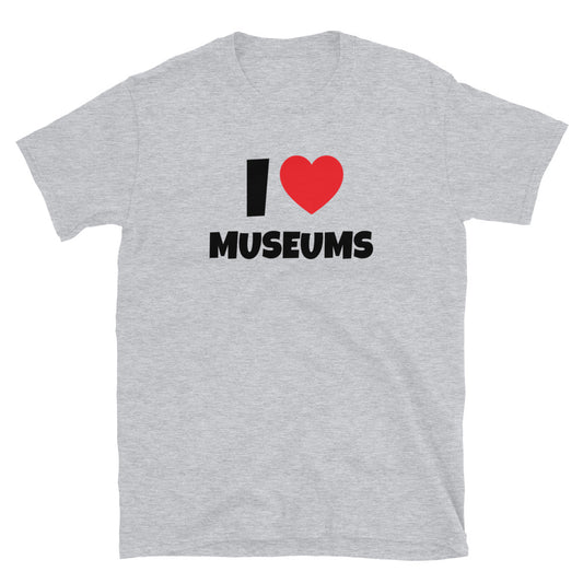 I ❤️ Museums t-paita