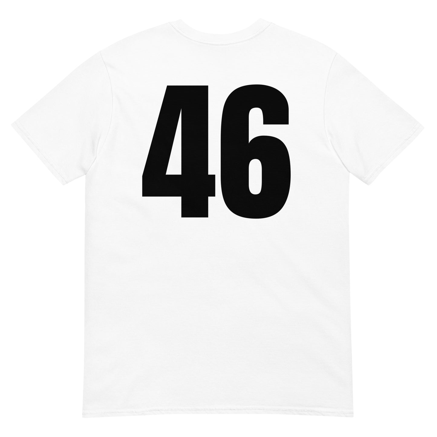 Numero 46 selässä t-paita