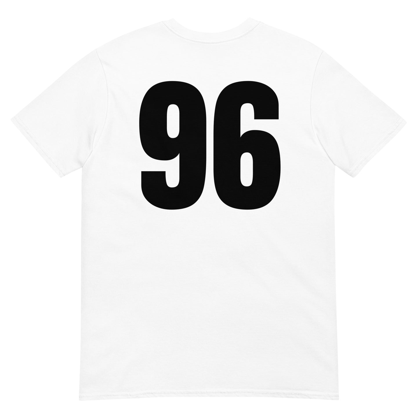 Numero 96 selässä t-paita