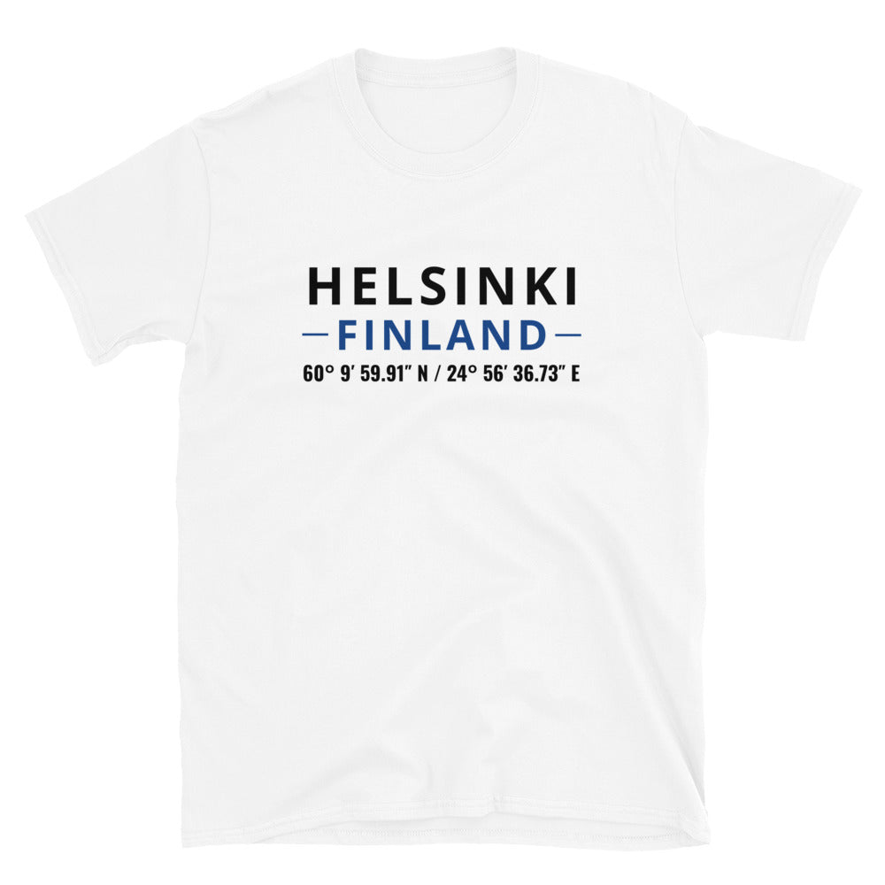 Helsinki - Koordinaatit t-paita