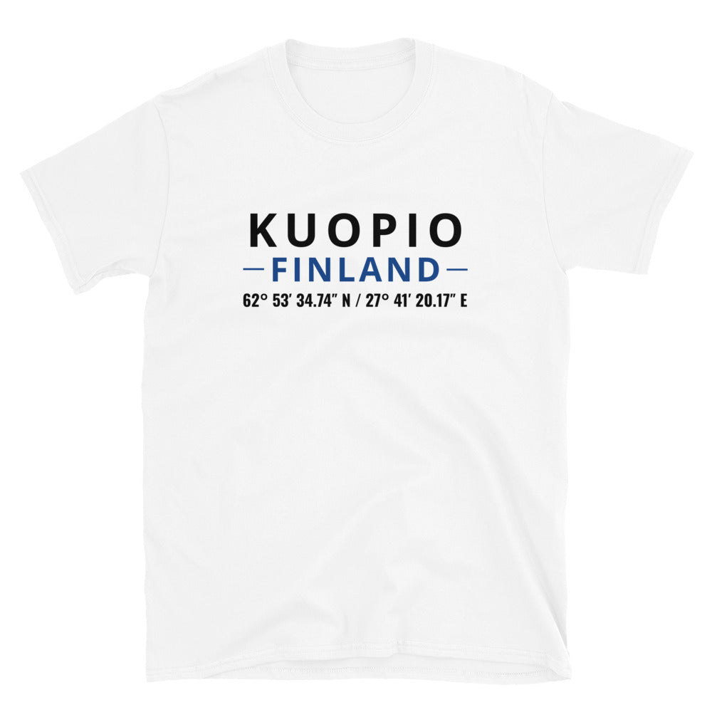Kuopio - Koordinaatit t-paita