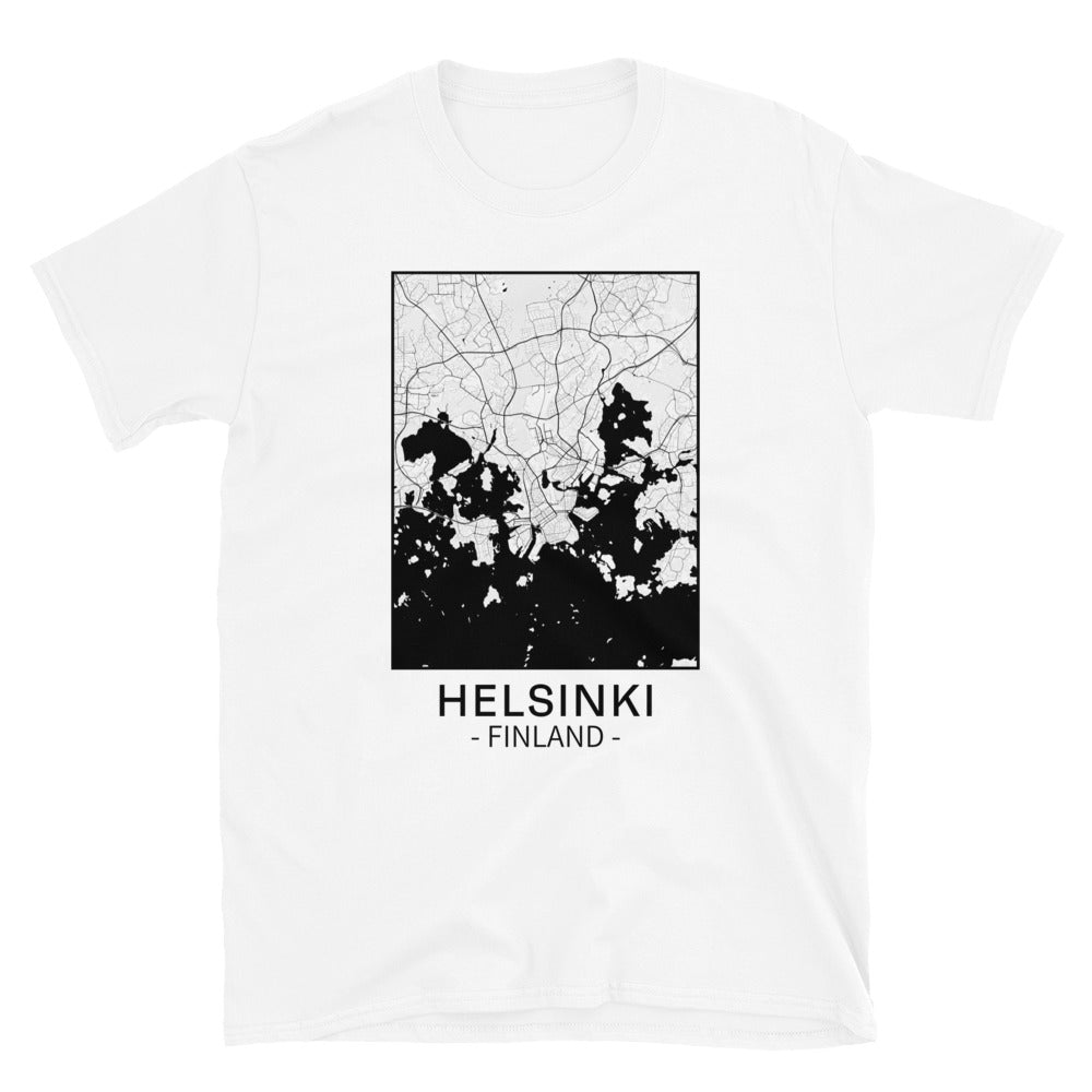 Helsinki - kartta t-paita