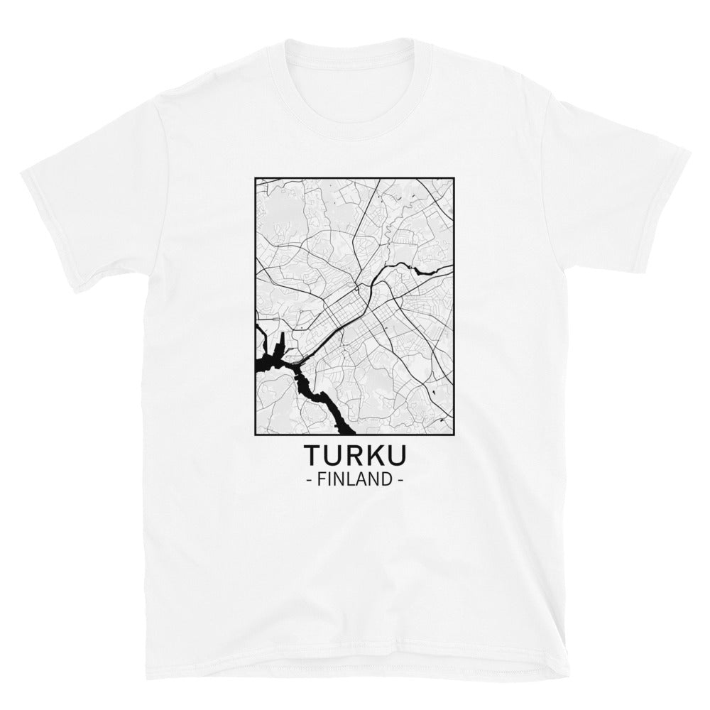 Turku - kartta t-paita