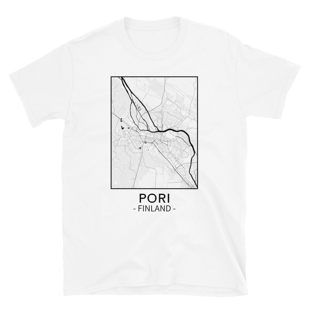 Pori - kartta t-paita