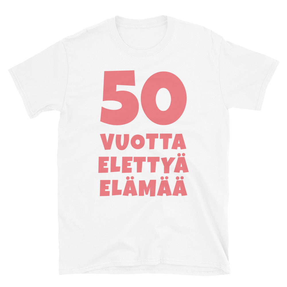 50 vuotta elettyä elämää t-paita