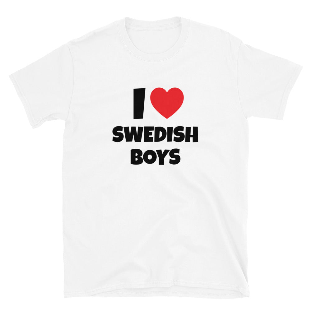 I â¤ď¸ Swedish Boys t-paita