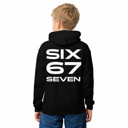 Six Seven selässä lasten huppari