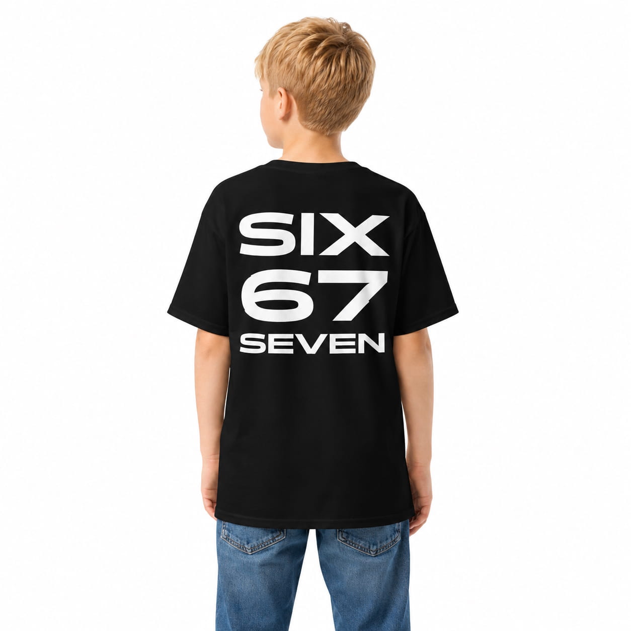 Six Seven selässä lasten t-paita