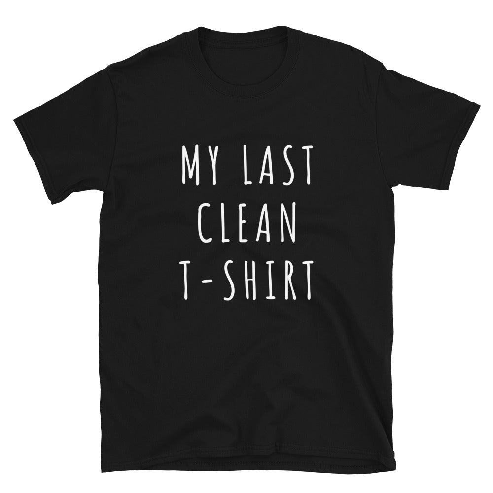 My last clean t-shirt t-paita