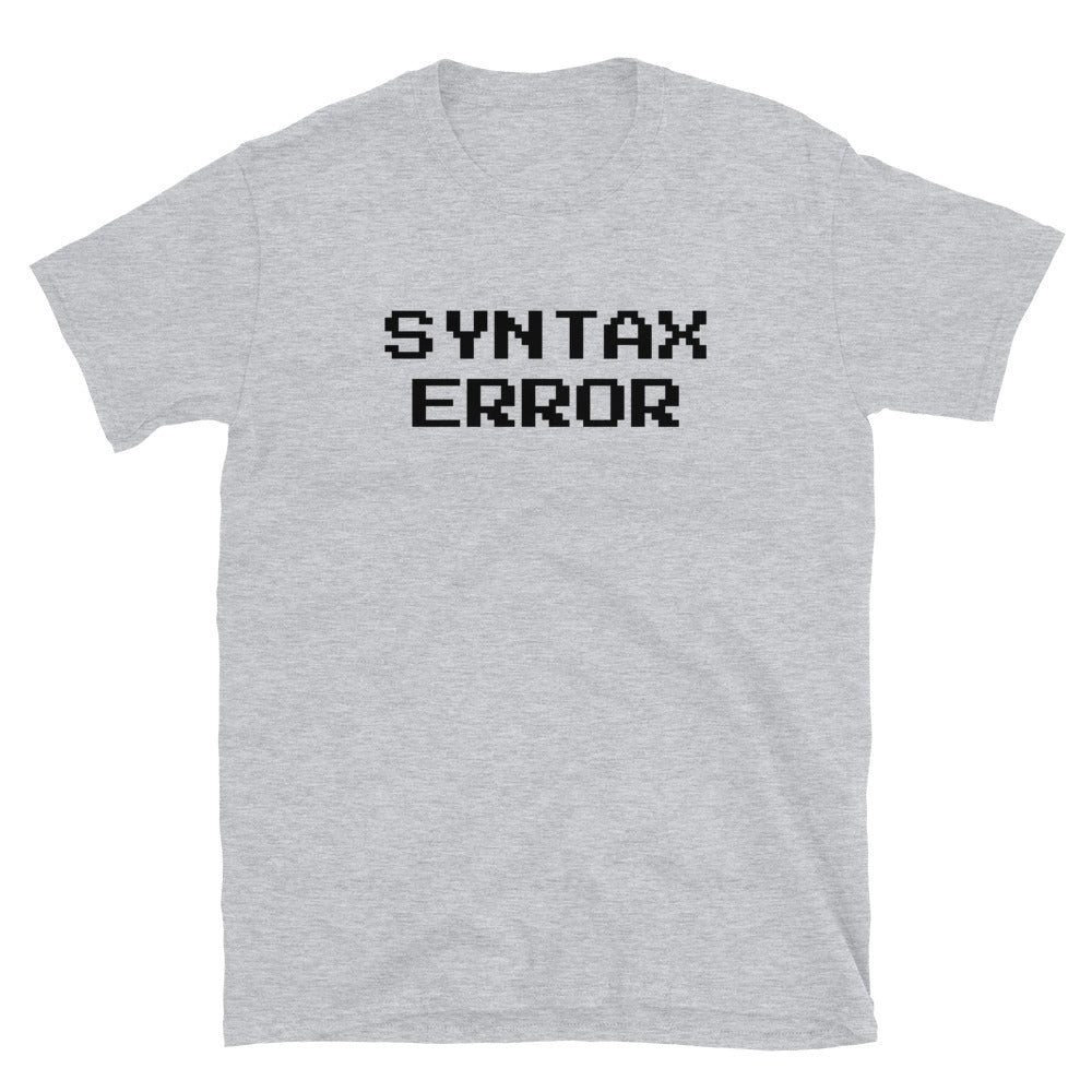 Syntax error t-paita