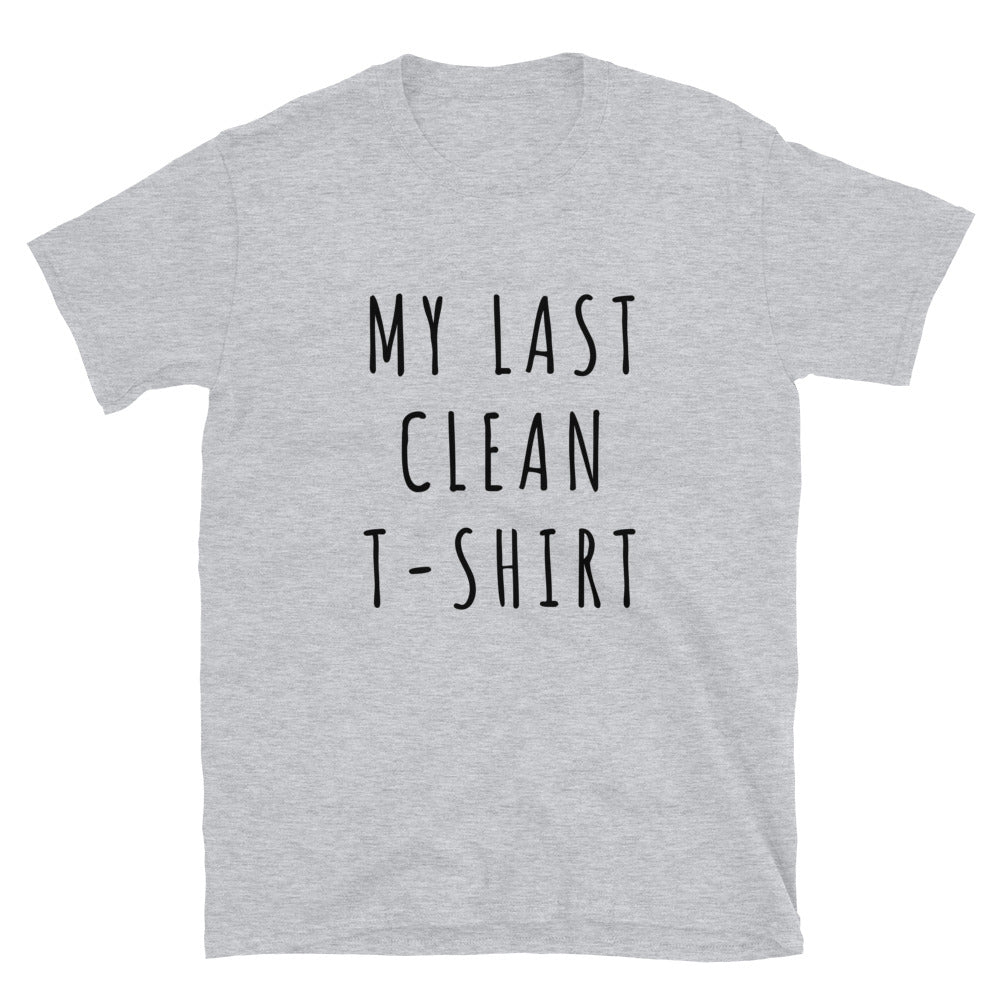 My last clean t-shirt t-paita