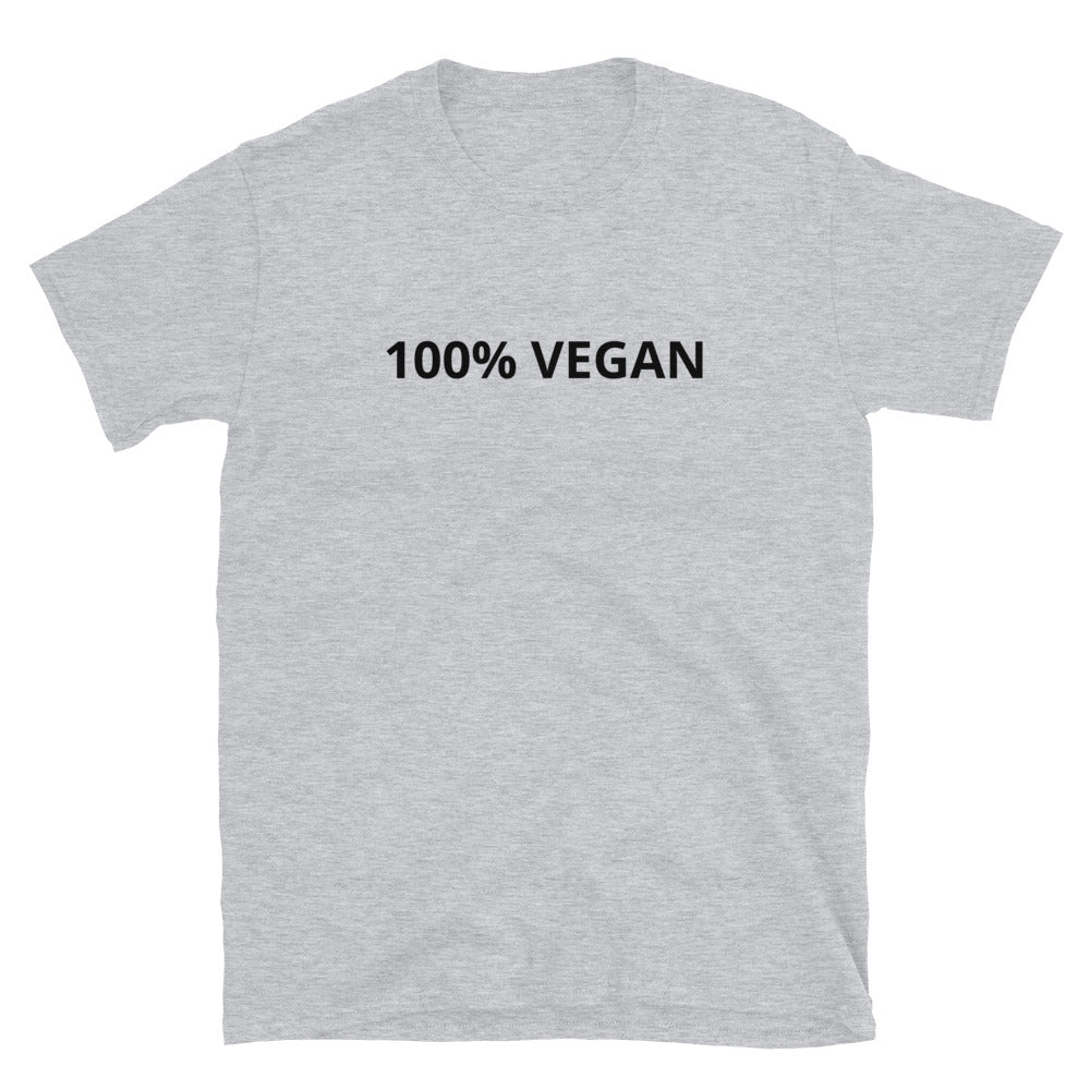 100% vegan t-paita