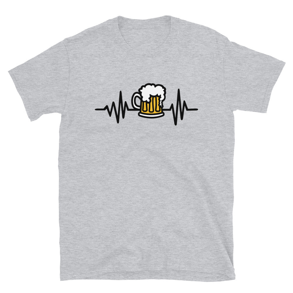 Beer Heartbeat t-paita