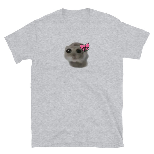 Sad Hamster ribbon t-paita